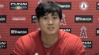 【MLB】大谷翔平、松坂引退に「ビックリ」　“魔球”に憧れ「ジャイロボール投げられると」