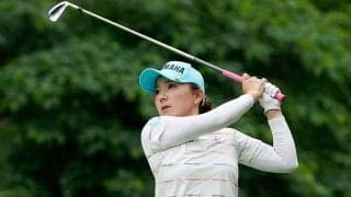 有村智恵、2位発進　ドライバーで80yミスも「1日1回くらいはそういうこともある」