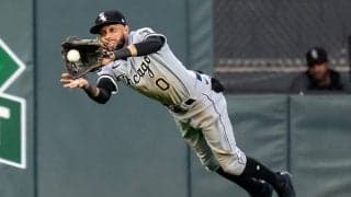 【MLB】原チャリより速い“秒速9メートル”の背走　完全に宙舞った「年間最優秀キャッチ」