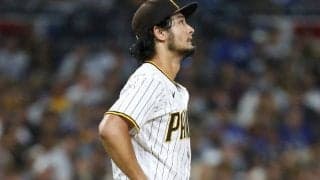 ダルビッシュ、今季最短3回＆ワースト6失点で降板　日本人2位タイMLB通算79勝はお預け