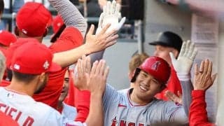 【MLB】大谷翔平、特大33号には敵もファンも味方も唖然…　頭抱えたアップトンは「完璧な反応」