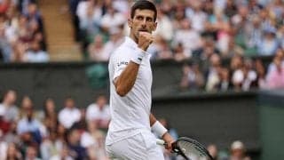 ジョコビッチが「忍者の反応」　後転した“眼前ボレー”に反響「バレエの柔らかさ」