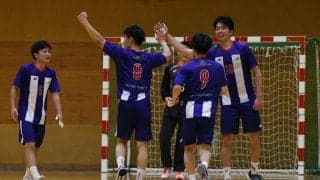 【ハンドボール部男子】２７−２６で関大に１７年秋ぶりの白星を挙げた！