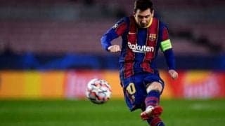 メッシの驚異のシュート技術。蹴るギリギリまで相手と駆け引きができる