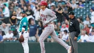 【MLB】大谷翔平33号に仰天　321発男の“ホーム・アローン現象”に米実況席「目を疑う表情！」