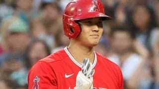 【MLB】大谷翔平、見逃し三振も球審の判定不満？　苦笑いで右手を横に振ってアピール