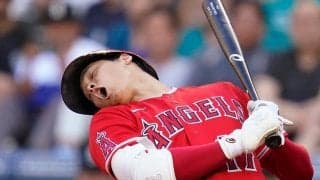 【MLB】大谷翔平、第2打席まで四球＆二盗失敗、左飛　3試合連発34号でキング独走なるか