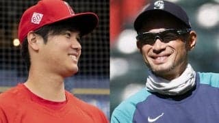 【MLB】大谷翔平が見せた「敬意に注目」　イチロー氏との“再会2ショット”に米興奮