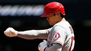 大谷翔平、172キロ二塁打＆一塁強襲安打で25度目マルチ　MLB最多33発で前半戦ターン