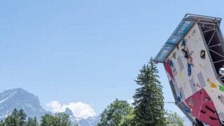 本日からクライミングW杯ヴィラール大会が開催