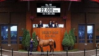 【セレクトセール2021】“ディープ馬主”がロードカナロア産駒を2億2000円で落札！ 母は16年エリザベス女王杯馬