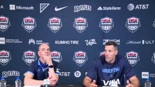 男子バスケ、日本代表と同組アルゼンチン代表が黒星