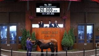 【セレクトセール2021】藤田晋氏がハーツクライ産駒を2億円で落札