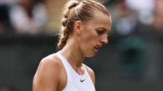 クヴィトバ 世界226位に敗れる