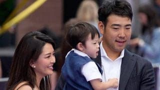 【MLB】艶やかドレス姿の「美しいワイフ」　菊池雄星、ラブラブ感伝わる“球宴ショット”