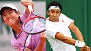 西岡/ 内山ペア 初戦突破