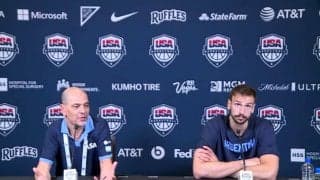 男子バスケアルゼンチン代表、正体隠し（⁉）3連敗