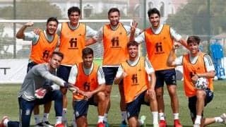 機体トラブルで出発1日遅れ、日本と17日に対戦するU-24スペイン代表が無事来日