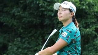 渋野日向子、国内復帰初日は暫定45位出遅れ　観衆の拍手喝采も「ほんっとうに暑い」