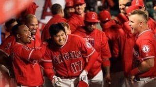 【MLB】大谷翔平の「表情を見てよ」　美人レポーターが懐かし“びしょ濡れ”写真公開