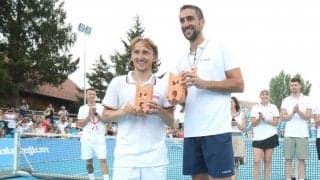 元全米王者がサッカースター多数参加のテニスイベントを開催