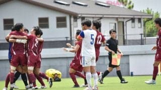 【サッカー部男子】　桃学大にＰＫ戦で敗れ、総理大臣杯出場逃す