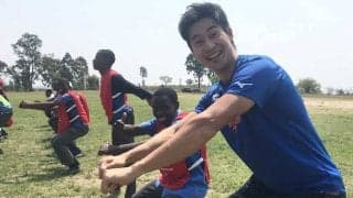 アフリカの貧困地で陸上教室　日本すら知らない子供たちへ、30歳五輪スプリンターの貢献
