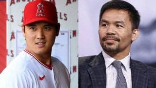 【MLB】大谷翔平の“粋な心遣い”にパッキャオも反応　職員に1650万円「God Bless」
