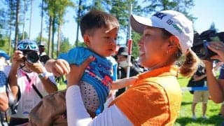 ママV若林舞衣子「献立を考えながらやっていた」　ゴルフ＆子育て両立の苦労吐露