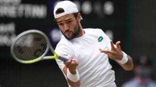 ベレッティーニ、ウィンブルドン準優勝も太もものケガで東京五輪を欠場