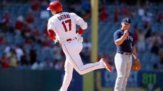 【MLB】大谷翔平、5戦ぶりアーチ放った直後の“表情”にファン注目　「ほっとした顔してる」