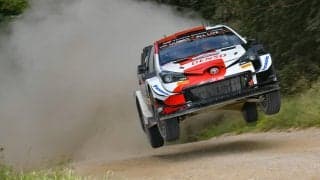 WRCエストニア：勝田貴元、総合3番手につけるもリタイアを選択