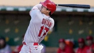 【MLB】大谷翔平、衝撃186kmの弾丸二塁打！　走者憤死も米記者反応「煙が出る」「速度!!!」