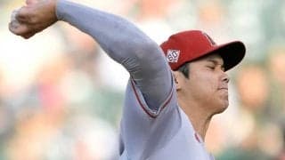 【MLB】大谷翔平、6回無失点も5勝目お預け→右翼守備　打撃は弾丸二塁打、救援陣4失点で敗戦