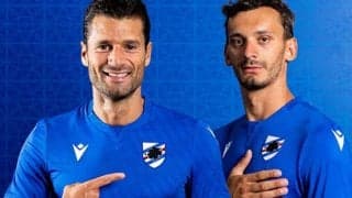 吉田麻也のサンプドリアがホームユニフォームを発表！昨季からマクロンと契約