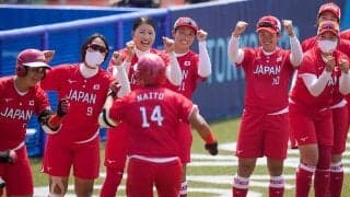 ソフト日本代表が東京五輪一番星　豪州に5回コールド、上野由岐子は4717日ぶり五輪白星