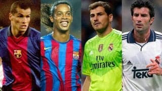 「今すぐサインすべき」41歳ロナウジーニョ、マドリーとのOBクラシコで観衆を魅了！