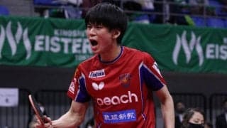 【Tリーグ】琉球アスティーダが戸上隼輔、日本ペイントマレッツが李皓晴と契約更新