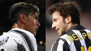 ディバラとデル・ピエロ…ユベントスの新旧“10”番がツーショット！