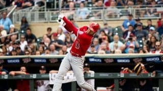 【MLB】大谷翔平、2試合連続の1試合3三振　前田健太との2年ぶり直接対決は3タコ2三振