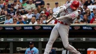 【MLB】大谷翔平、元同僚シモンズの好守に安打を阻まれる　第1打席では183キロの痛烈二塁打