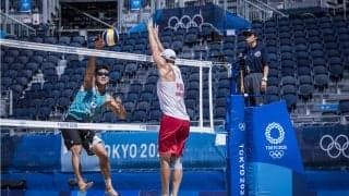 ビーチバレーボール　石島/白鳥組はポーランドにストレートで敗れる