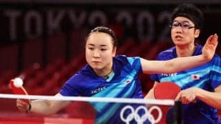 【東京五輪・卓球】水谷隼・伊藤美誠、劇的逆転で準決勝進出　難敵ドイツペア下す