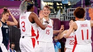 3x3女子日本代表が逆転勝利で大会3勝目…OQTで敗れたフランスにリベンジ成功
