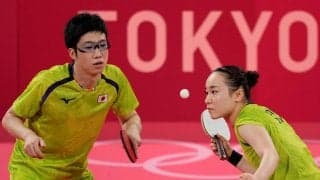 【東京五輪・卓球】水谷隼・伊藤美誠、新種目混合複で銀メダル以上確定　決勝は中国ペアと