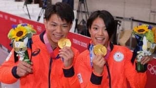 阿部一二三と詩、金メダル獲得後に語った思い。「喜びを越えた先の喜びを体感した」