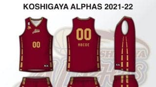 「EGOZARU」が越谷アルファーズの新ユニフォームデザインを発表