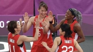 3x3女子日本代表…馬瓜の2ポイントシュートでイタリアにノックアウト勝利