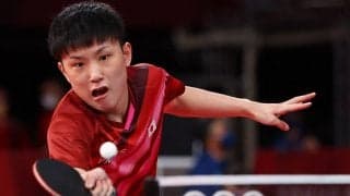 【東京五輪・卓球】張本智和、五輪初白星で16強入り　次戦は“スロベニアの新星”と