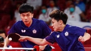 【東京五輪・卓球】新種目混合複　銅メダルは林昀儒・鄭怡静　台湾勢21年ぶりのメダル獲得